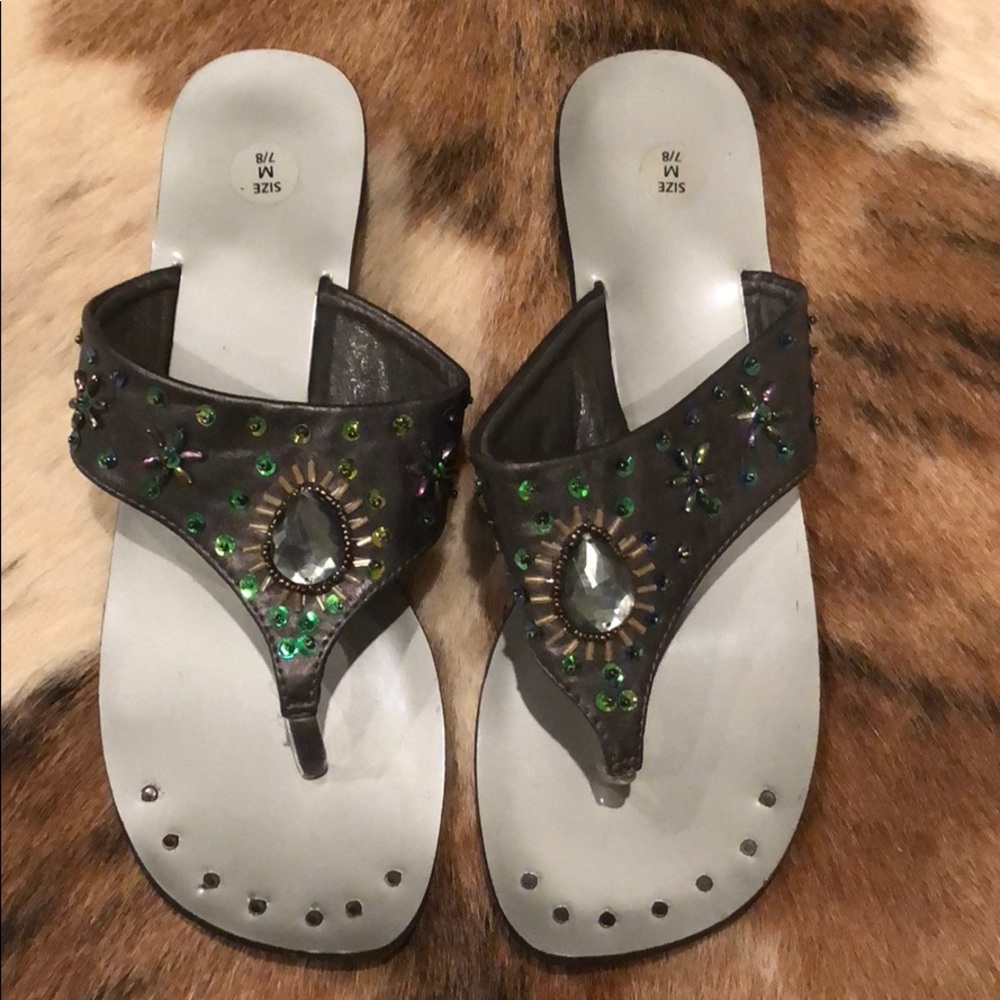 Fun and flashy sandals